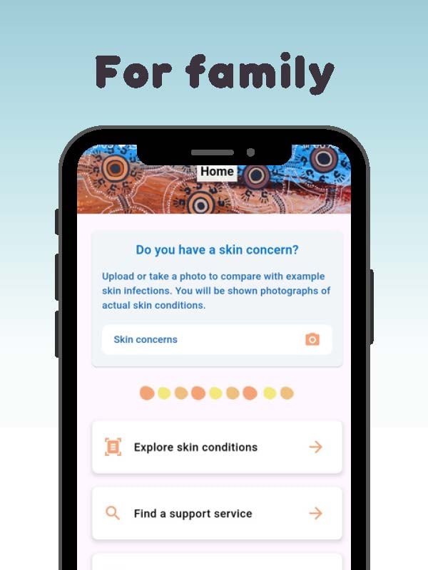screenshot of strong skin app
