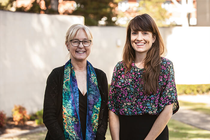 Dr Jenny Downs and Dr Amy Finlay-Jones  